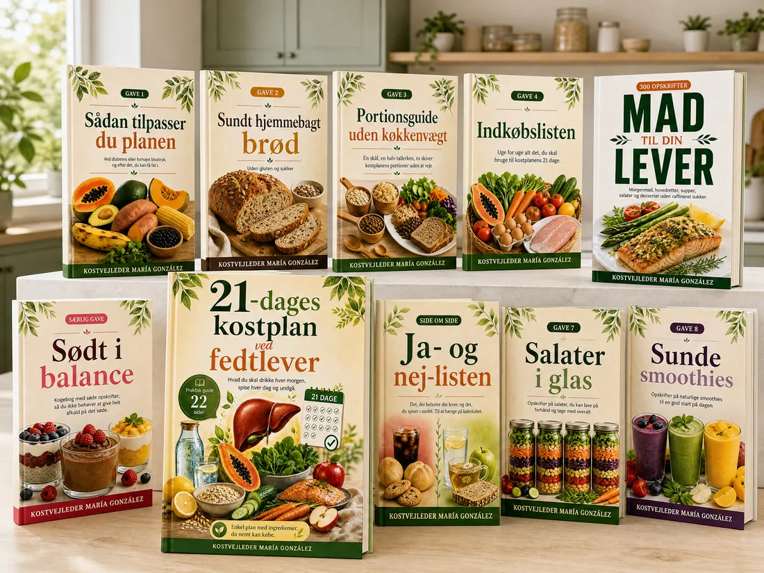 21-dages kostplanen ved fedtlever, ja- og nej-listen og de 8 gaver